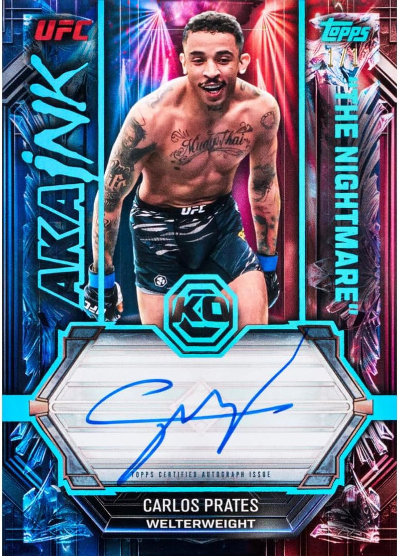 2026 Topps Knockout UFC - Hobby Box - Guarantees 3 Premium Autograph Cards- 4 Hits per Box - Factory Sealed