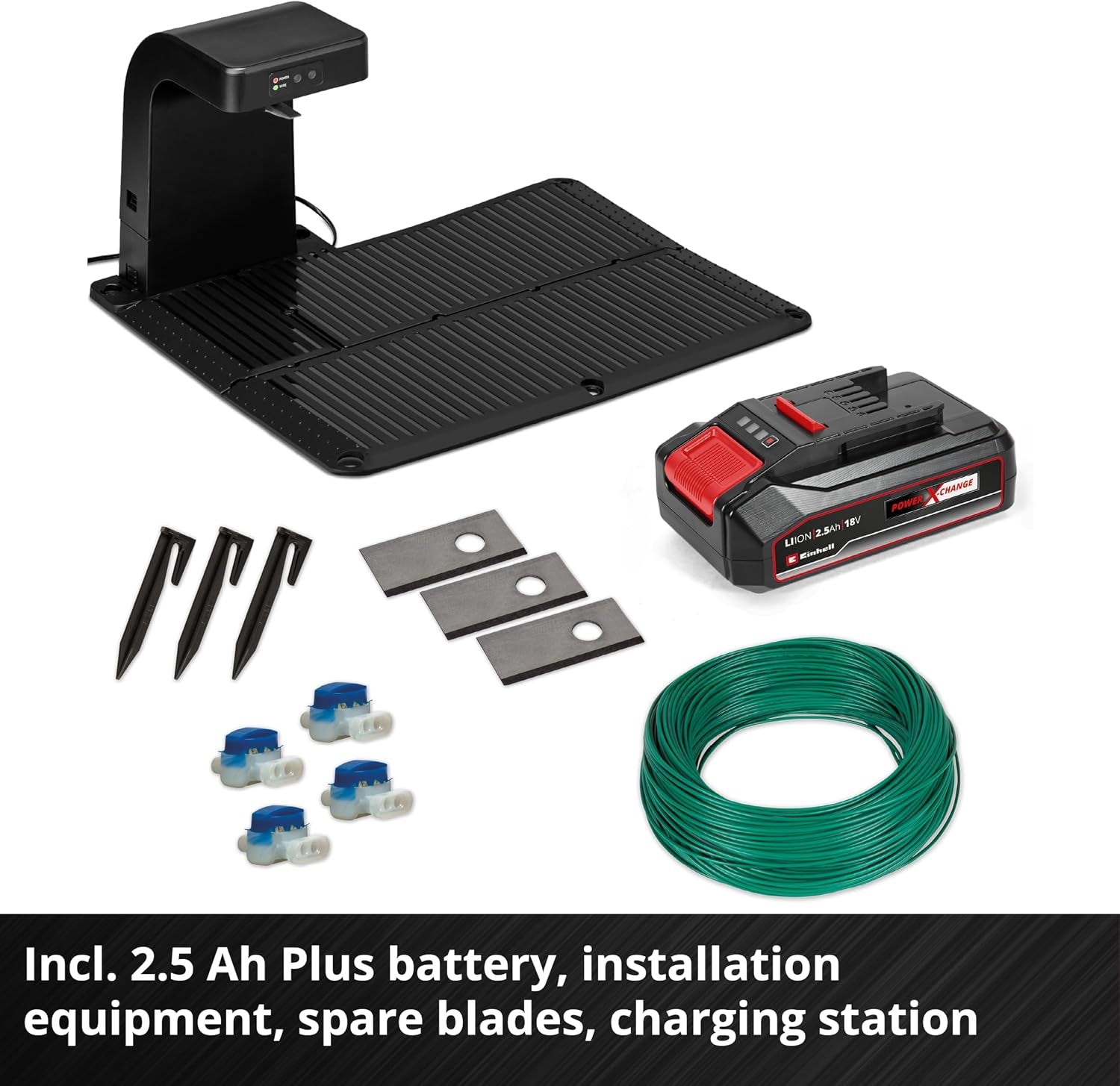Robot Lawnmower 18V, Long-Life Battery, App Control