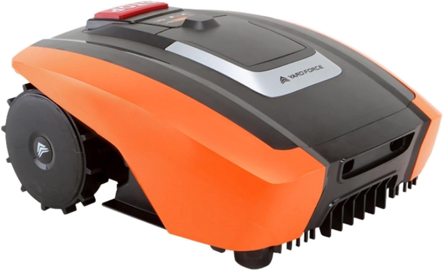 Easymow 260B Robotic Lawnmower with Additional Protection with Built-In Sensors: Lift, Obstacle, Turnover, Tilt for Lawns, Orange, 260 M²