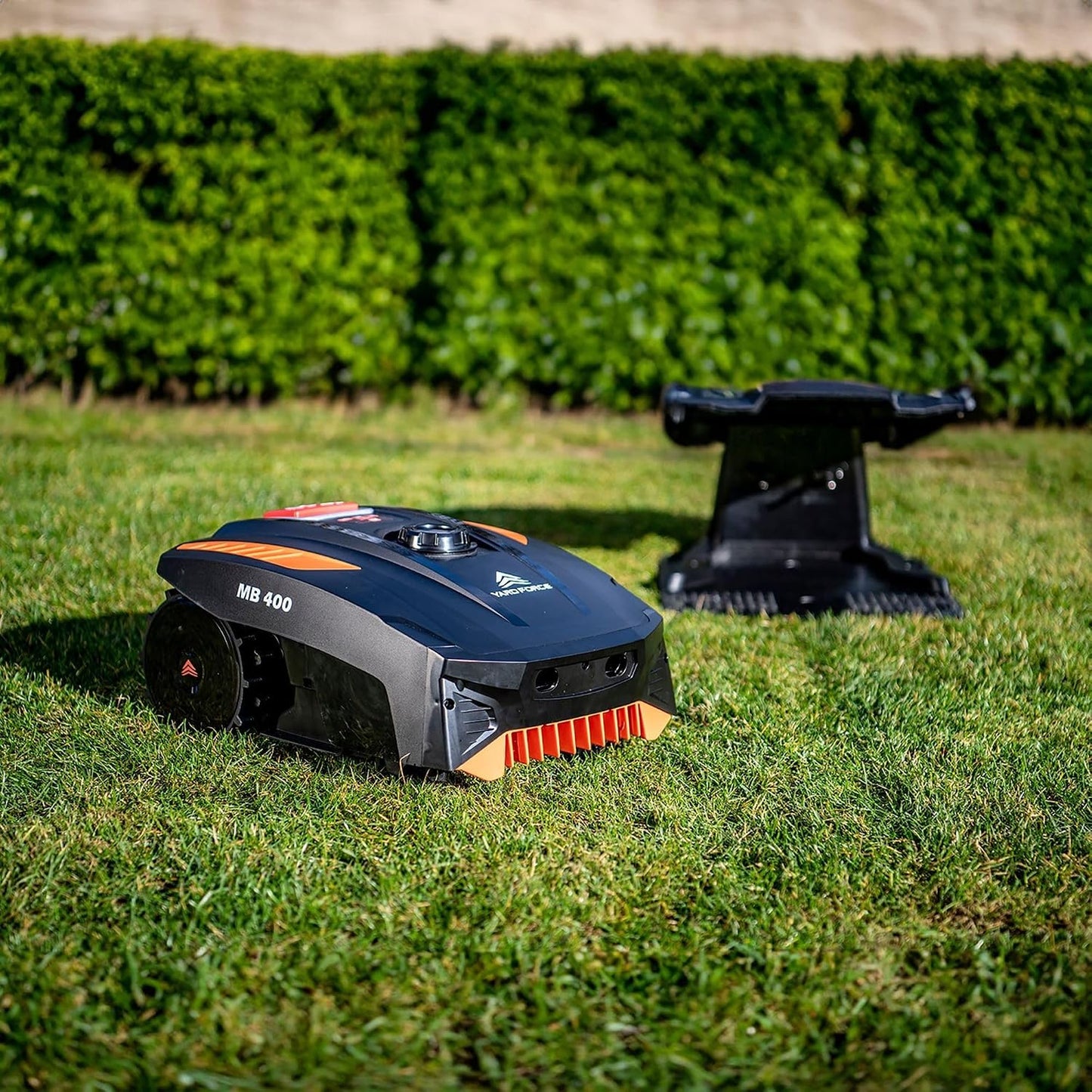 MB400 Robotic Lawn Mower – 20V Lithium Battery, 16Cm Adjustable Cutting Height 20–55Mm, Bluetooth App Control, Ideal for Lawns up to 400M²