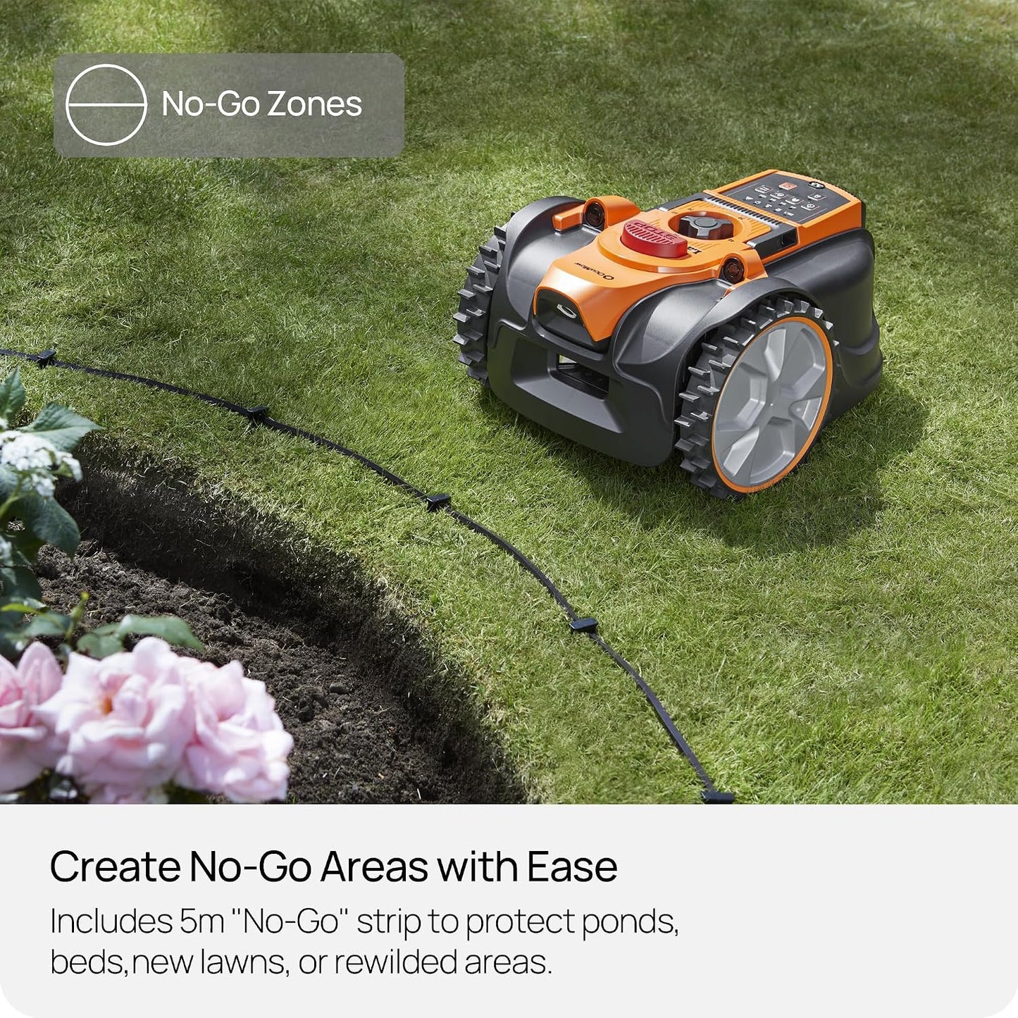 Ocumow AMB16-400 Vision Robot Mower & Charging Station, 400M2