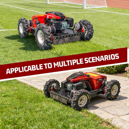 7.5HP 4WD Remote Control Mower, 55Cm Cutting Width