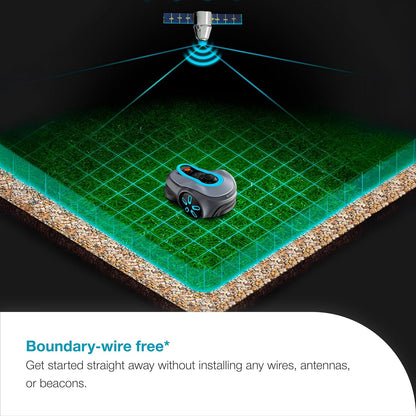 Smart SILENO Free Set 1200 M² Robotic Lawnmower, Wireless, for Lawns up to 1200 M², LONA Intelligence, without Boundary Wire, Quiet Operation, Intelligent Mower with App Control (19923-28)