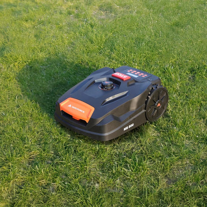 MB800 Robotic Lawn Mower – Automatic Garden Robot, 20V Removable Lithium Battery, Bluetooth App Control, Adjustable 20–60Mm Cutting Height, Ideal for Medium Lawns up to 800M²
