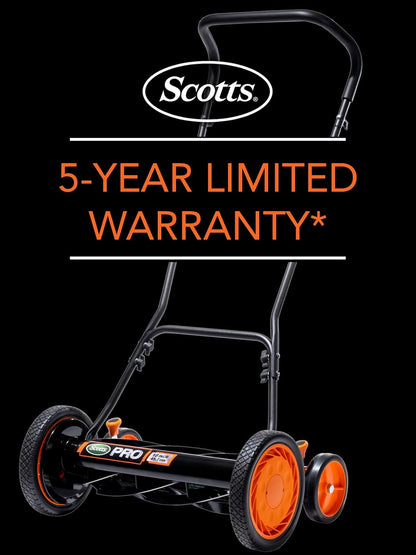 Scotts 716-18S 18-Inch 7-Blade Push Reel Lawn Mower, Green
