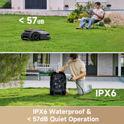 Lidax Ultra 800 Robotic Lawn Mower with 360° 3D Lidar & AI Vision