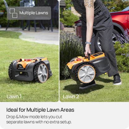 Ocumow AMB16-400 Vision Robot Mower & Charging Station, 400M2