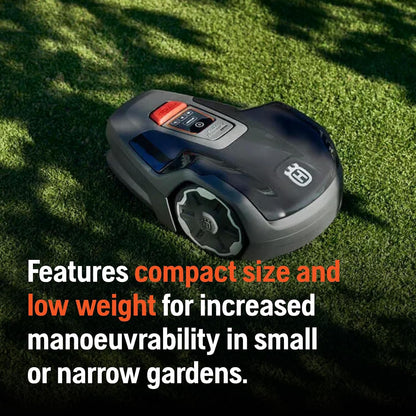 Robotic Lawnmower Automower Aspire R4 for Areas up to 400 M² I Robotic Lawnmower with Battery, Controlled via Connect App (Incl. Voice Control, Wi-Fi, Bluetooth) with Installation Kit