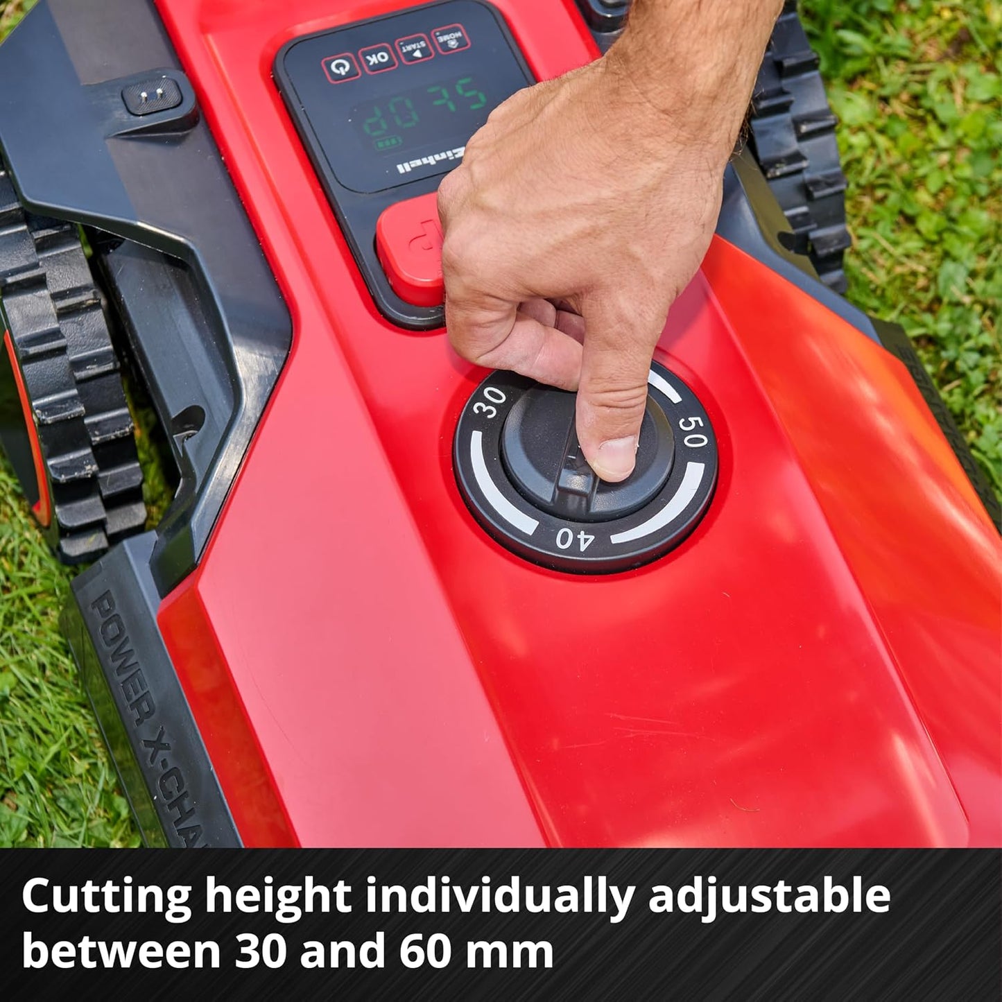 Robot Lawnmower 18V, Long-Life Battery, App Control