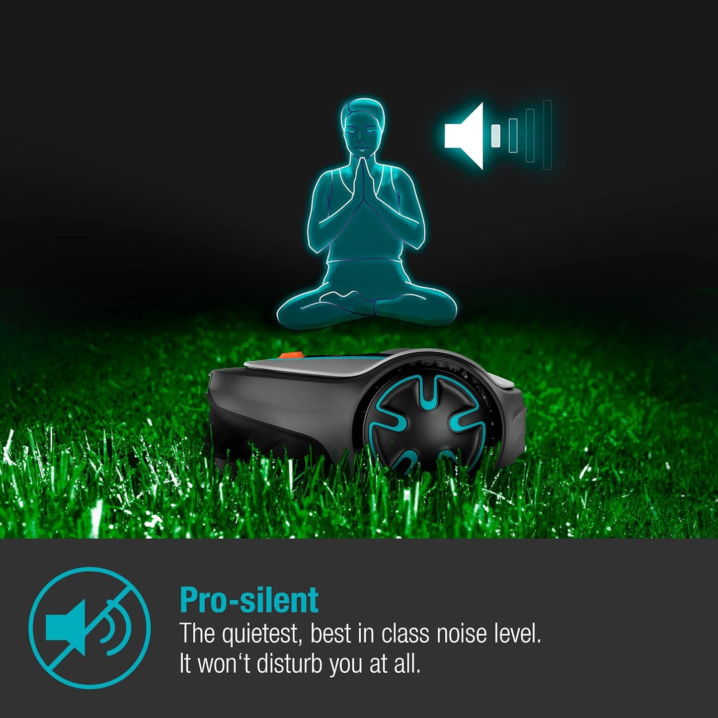Robotic Mower SILENO Minimo 250 M²: Intelligent Lawn Mower with Excellent Connectivity, Programmable with the  Bluetooth® App, Version with UK Plug(15201-28)