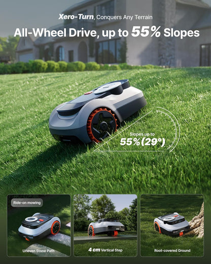 Segway  I210 Lidar Pro Robotic Lawn Mower with Garage M for 1000 M²
