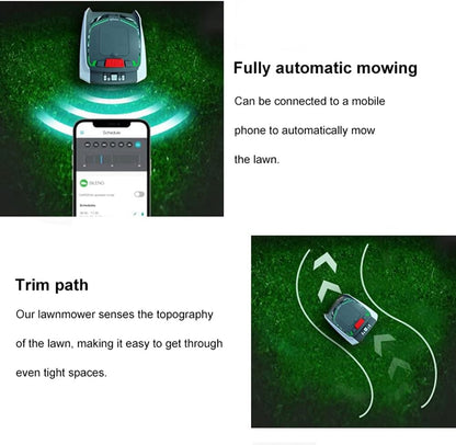 Robot Lawnmower for Lawns up to 1500M2 with 25% Slope, Ultra Quiet, Intelligent Satellite Navigation Lawn Mower Robot for Large Lawns That Mows by Itself Diy