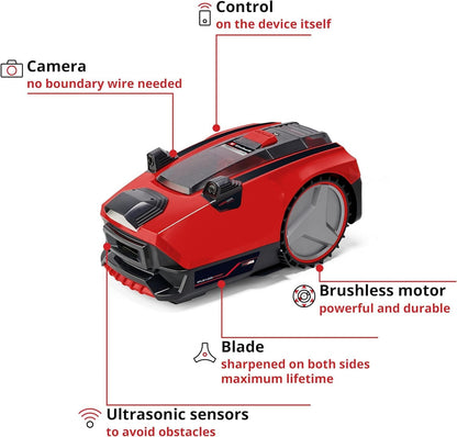 Robot Lawnmower 18V PXC, Integrated Camera Detects Mowing Area