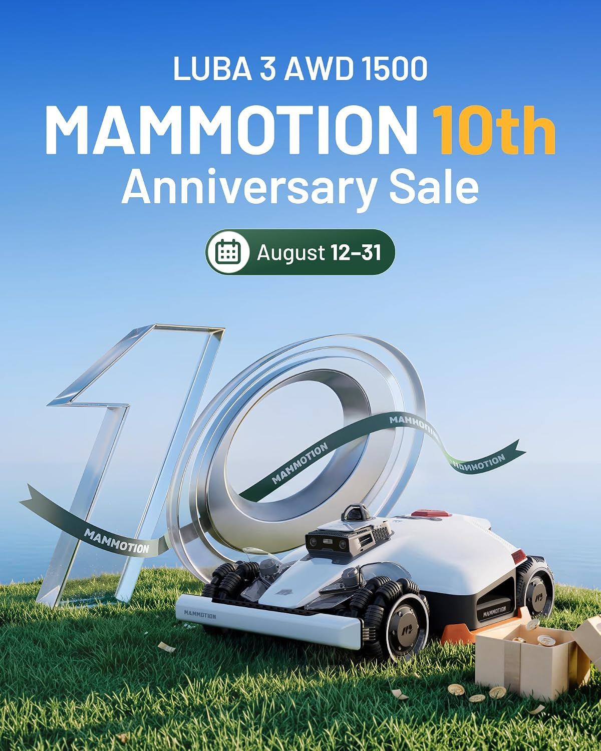 LUBA 3 AWD 1500 Robotic Lawnmower