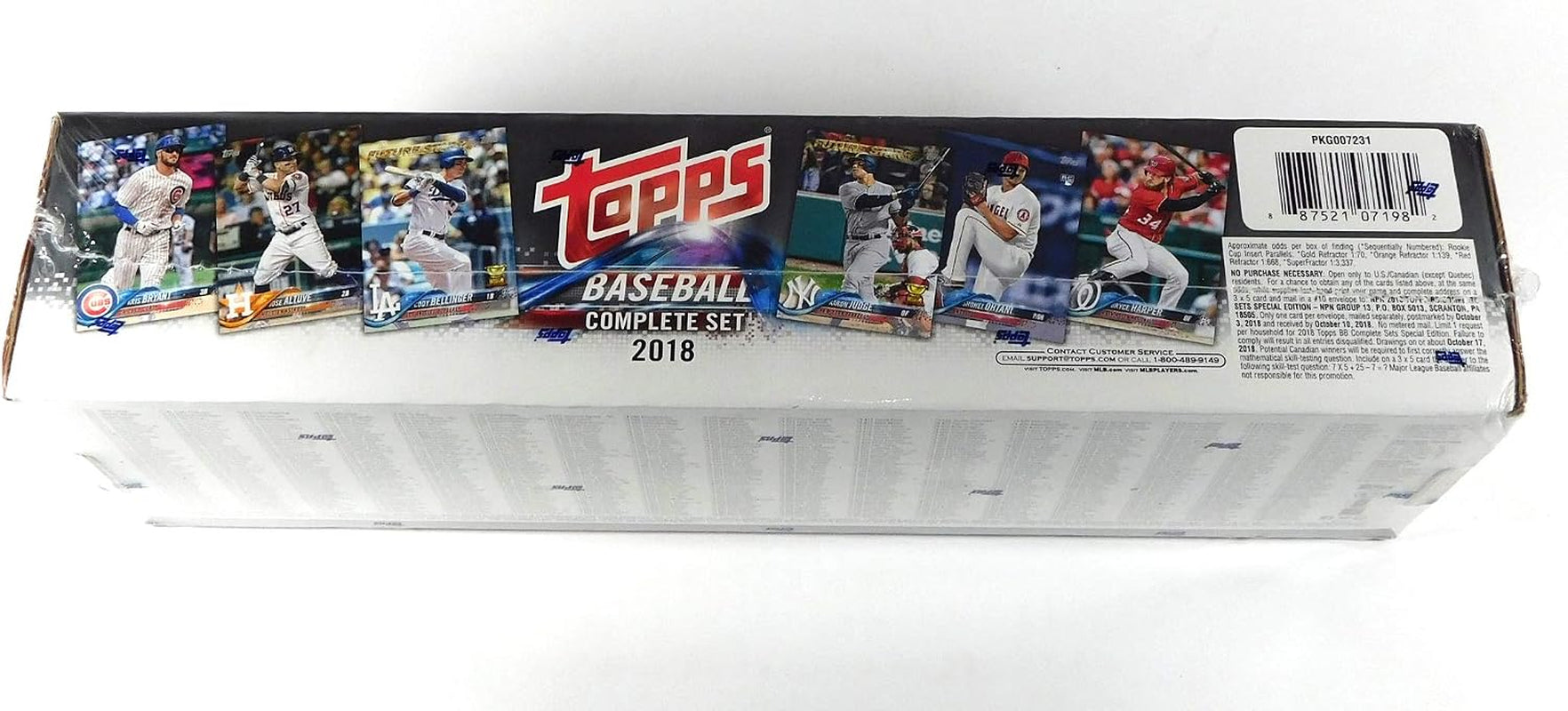 2018  Baseball Complete Factory Sealed Set Target Retail Version (702 Cards + 5 Rookie Cards and 1 Rookie Cup Chrome Card) Shohei Ohtani Rookie
