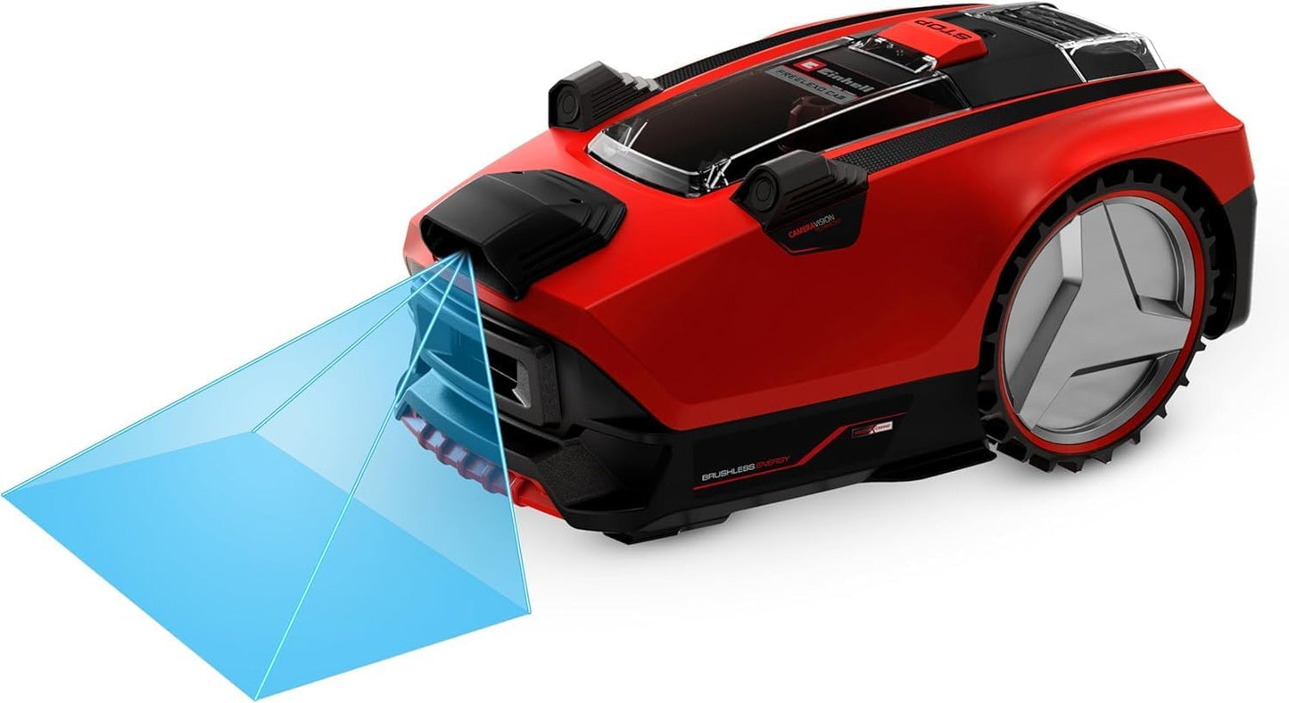 Robot Lawnmower 18V PXC, Integrated Camera Detects Mowing Area