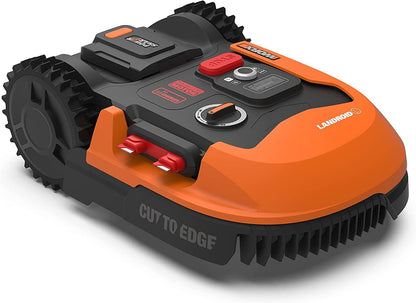 Landroid plus WR165E Robotic Lawnmower with Boundary Cable for Gardens up to 500 M² (AIA Navigation, App Control, Wifi, Bluetooth and Floating Mower - Max Gradient: 35%)