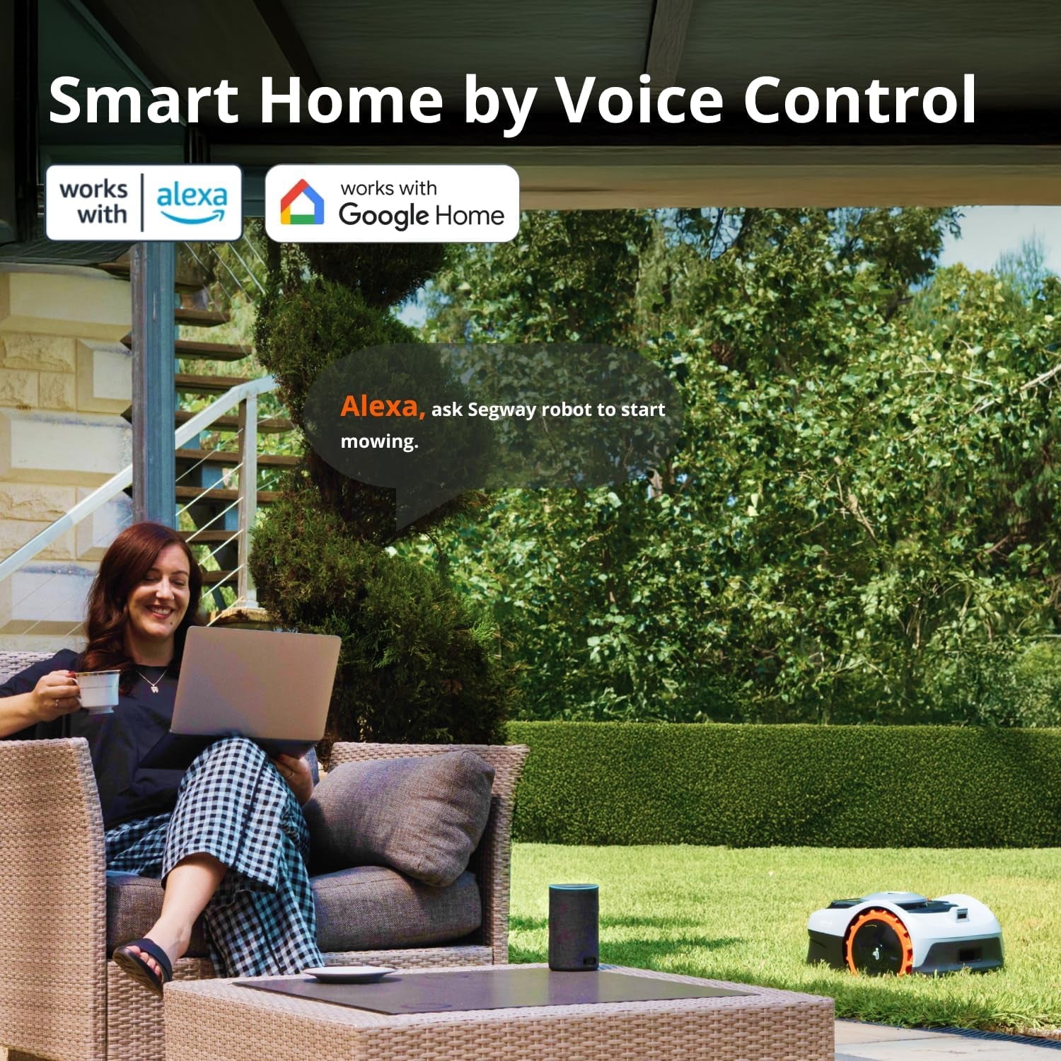 Segway  I105E Robotic Lawn Mower without Boundary, Rec. 500 M²