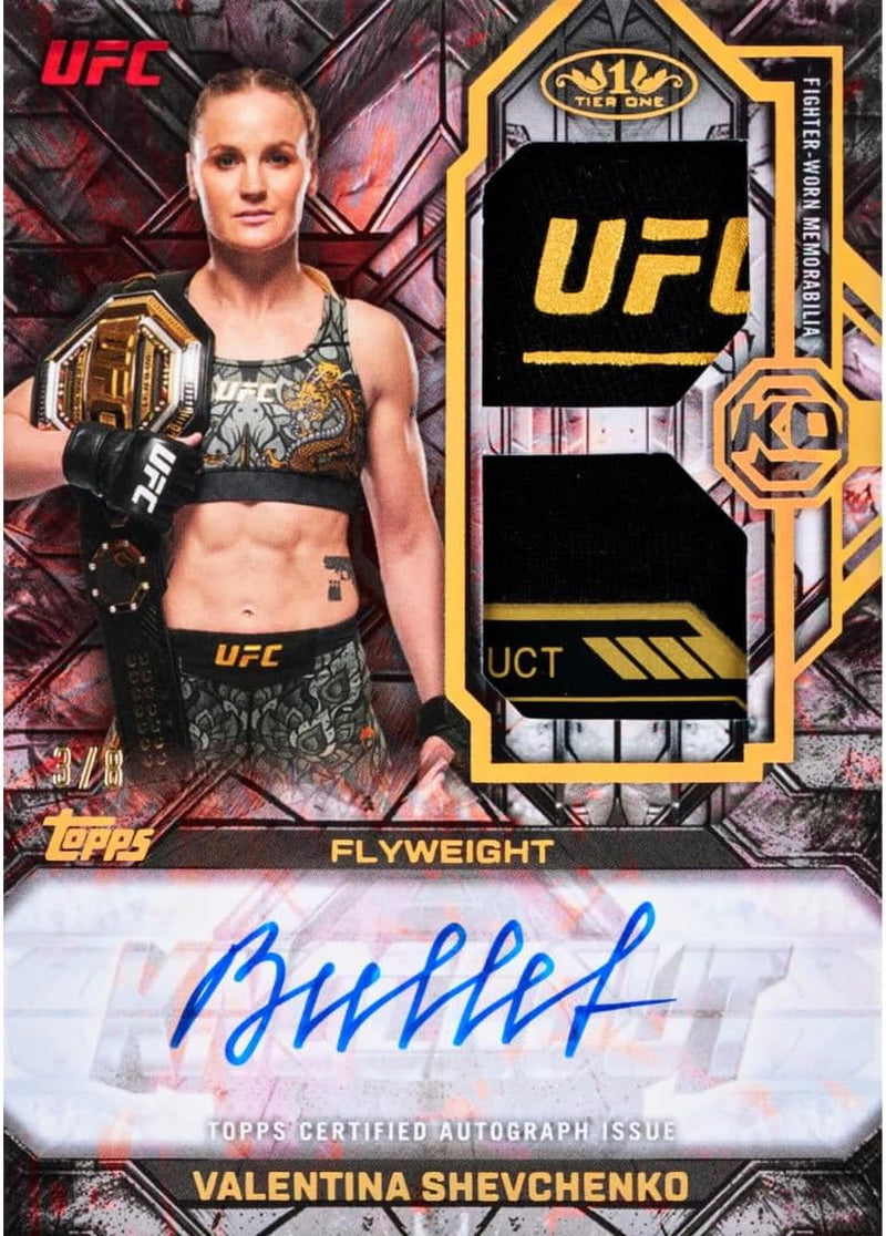 2026 Topps Knockout UFC - Hobby Box - Guarantees 3 Premium Autograph Cards- 4 Hits per Box - Factory Sealed