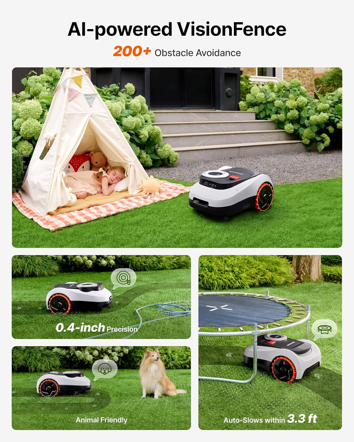 Segway  I220 Lidar Robotic Lawn Mower without Boundary, Rec. 2000 ㎡