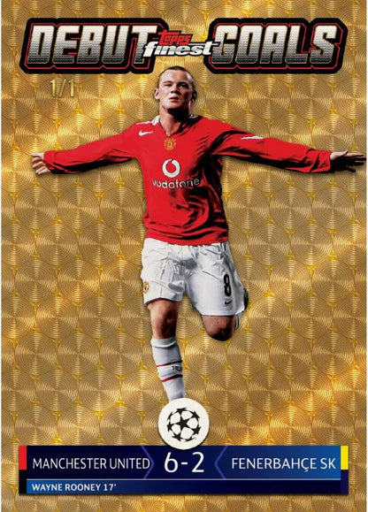 Topps Finest UEFA Club Competitions 2025/26 - Hobby Box - Guarantees 2 Autograph Cards- Factory Sealed