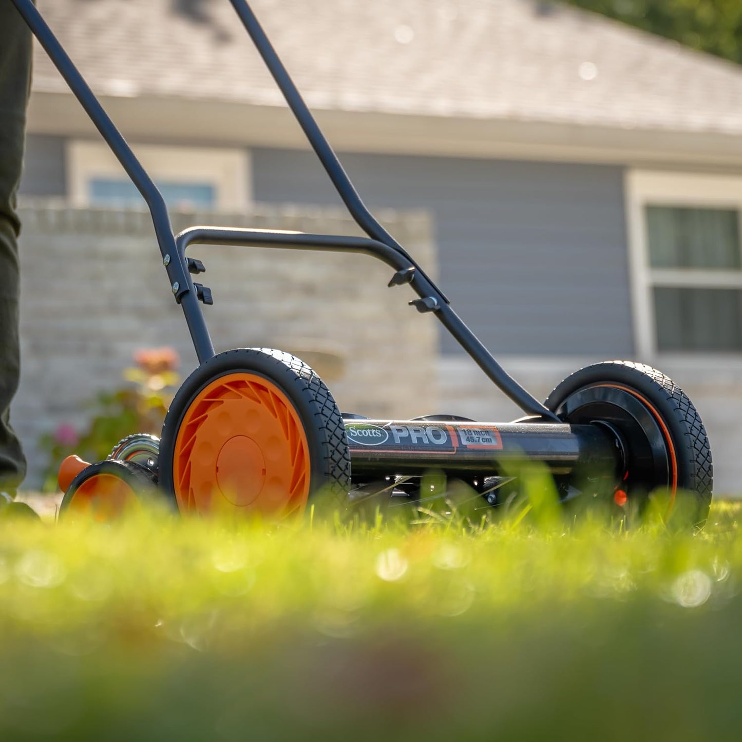 Scotts 716-18S 18-Inch 7-Blade Push Reel Lawn Mower, Green