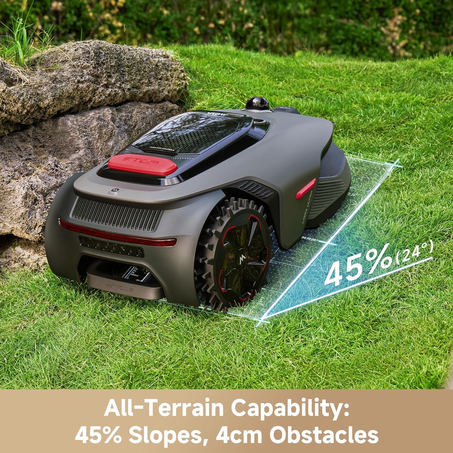 Lidax Ultra 800 Robotic Lawn Mower with 360° 3D Lidar & AI Vision