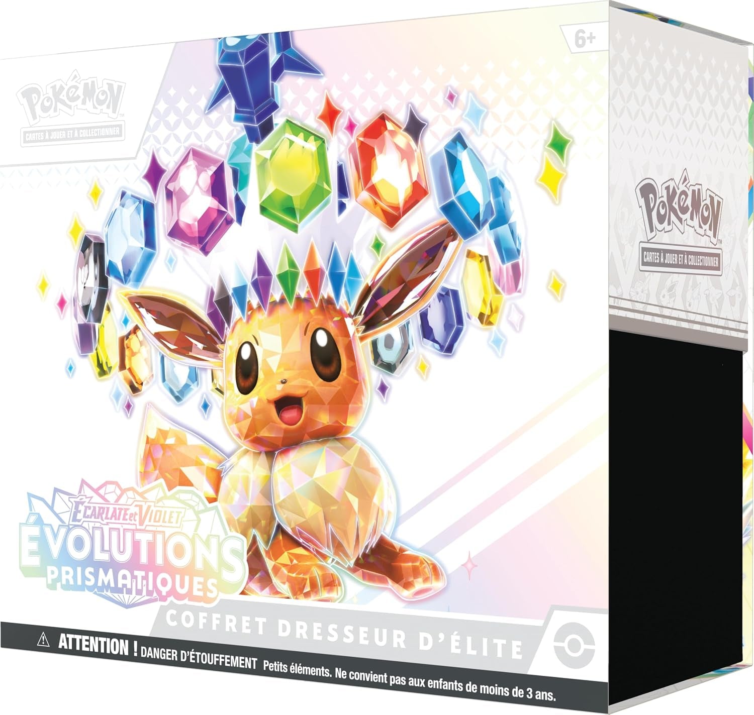 : Scarlet & Purple Elite Trainer Set - Prismatic Evolutions of the  TCG (1 Fully Illustrated Promo Card, 9 Booster Packs & Premium Game Accessories)