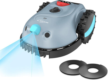 V100 Robot Lawnmower without Boundary, Vision Navigation, 150 Obstacle Dectection,Adjustable Cutting Height,Magnetic Wires,Robotic Lawnmower with 4Ah Battery-Ideal for Small Lawns up to 150M²