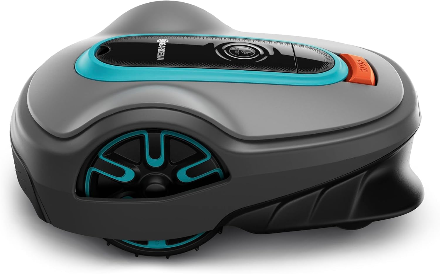 Robotic Lawnmower Smart SILENO City 400 M² Set: Innovative LONA AI Technology, Control via App, Sensorcontrol, for Slopes up to 35 per Cent, Incl. Smart Gateway, UK Plug (19605-68)
