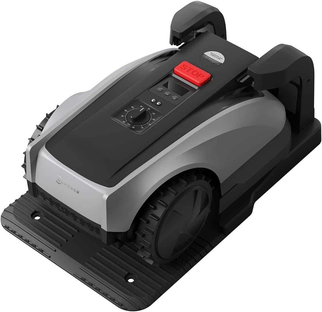 GOAT O600 RTK Robot Lawn Mower,Wire-Free Truemapping 2.0 RTK Navigation,Aivi AI Obstacle Avoidance,19Cm Cutting Width Robot Lawnmower for Medium Gardens up to 600M²,App Control,Ipx6 Waterproof