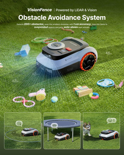 Segway  I210 Lidar Pro Robotic Lawn Mower, Rec. 1000 M²