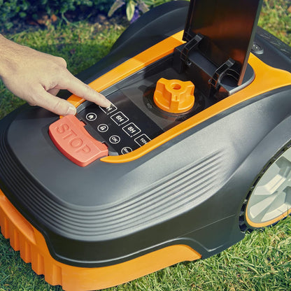 L10 Robot Lawnmower with Charging Station & Boundary Wire, 400M2