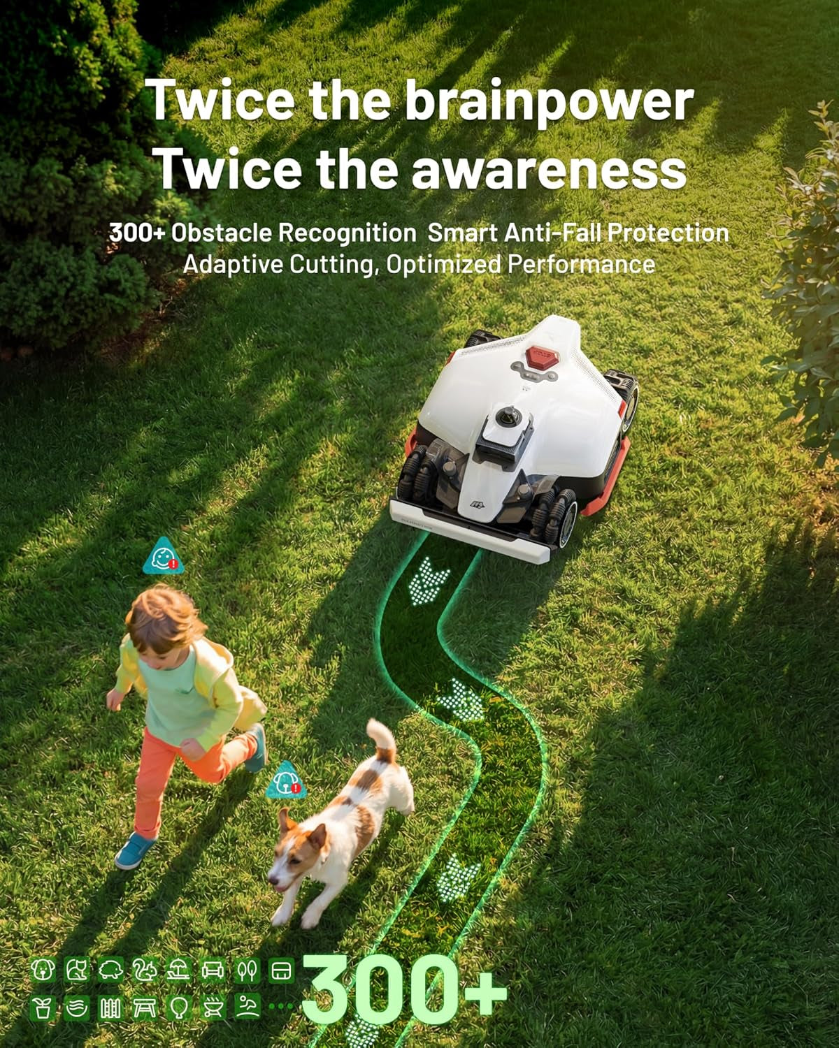 LUBA 3 AWD 3000 Robotic Lawnmower without Boundary