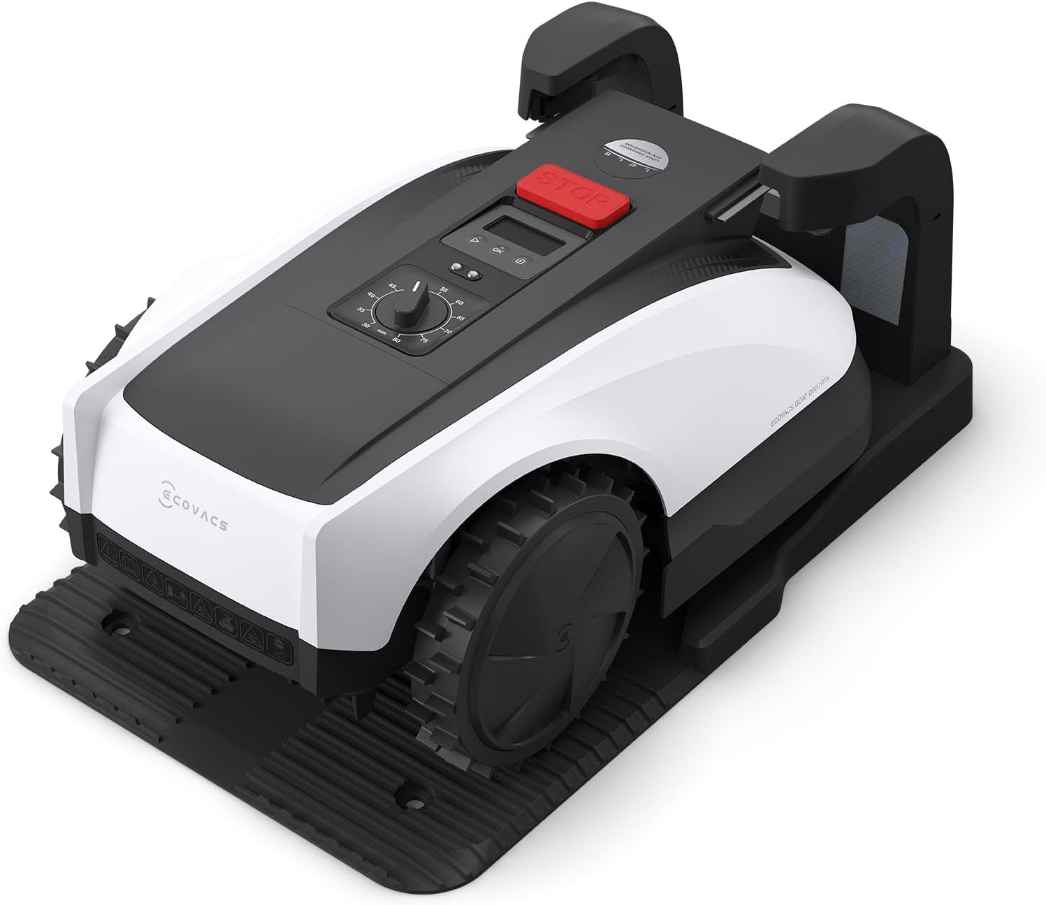 GOAT O800 RTK Robot Lawnmower 800㎡, Wire Free, Lidar-Enhanced Rtk+Vision Navigation, Pass 0.7M Path, Auto Mapping, Customizable Mowing, Edge Presicion Mowing, 45% Slope Climbing
