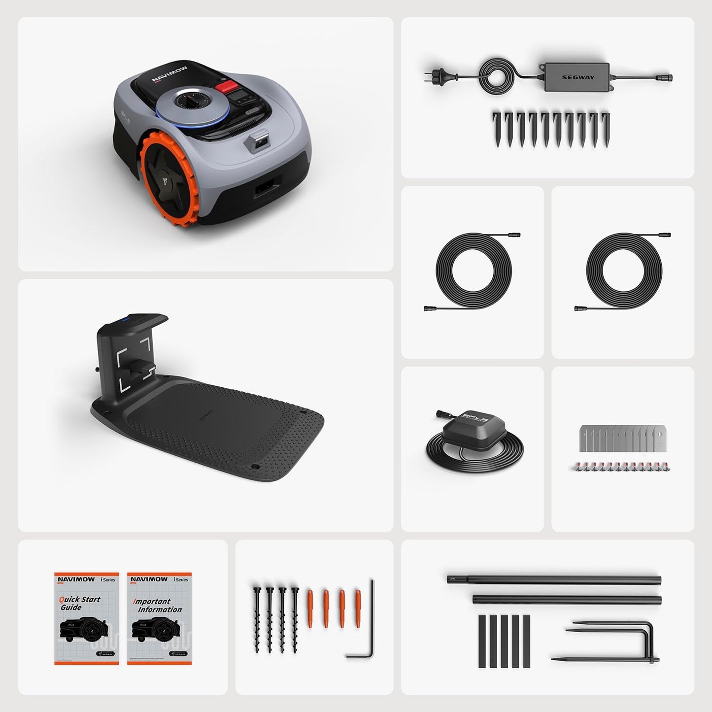 Segway  I105E Robotic Lawn Mower without Boundary, Rec. 500 M²