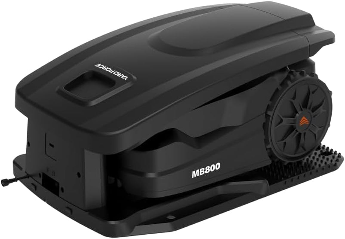MB800 Robotic Lawn Mower – Automatic Garden Robot, 20V Removable Lithium Battery, Bluetooth App Control, Adjustable 20–60Mm Cutting Height, Ideal for Medium Lawns up to 800M²