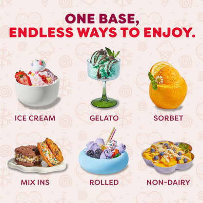 Instantchill Ice Cream Maker with Built‑In Compressor, No Pre‑Freezing, Real Ice Cream in Minutes*, Gelato, Sorbet, Rolled, Non‑Dairy, Mix‑Ins, Easy Clean Up, Quiet, Makes up to 2 Pints