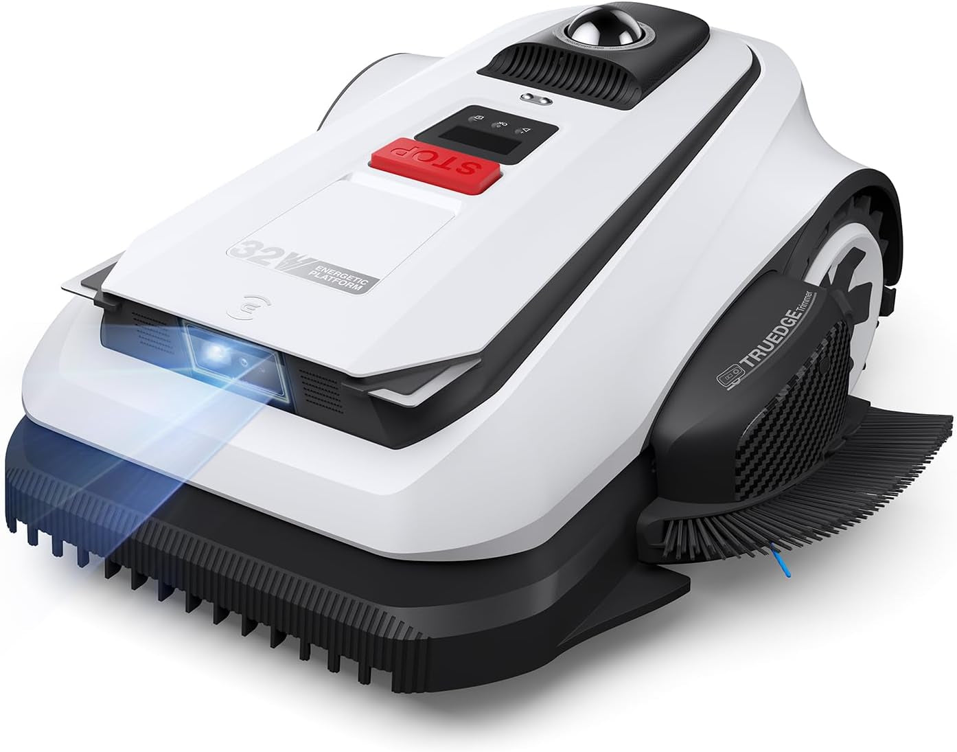Goat A2000 Lidar PRO Cordless Robotic Lawn Mower up to 0.5 Acre with Dual-Lidar Automatic Mapping, Built-In Truedge Edger, AIVI 3D Obstacle Avoidance, Control