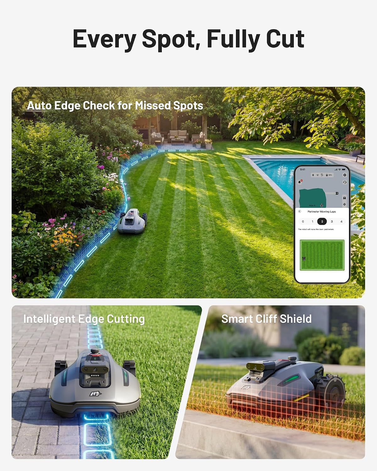 YUKA Mini 2 500 Robot Lawn Mower without Boundary