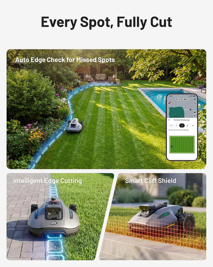 YUKA Mini 2 500 Robot Lawn Mower without Boundary