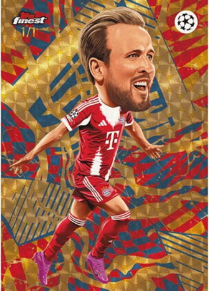 Topps Finest UEFA Club Competitions 2025/26 - Hobby Box - Guarantees 2 Autograph Cards- Factory Sealed