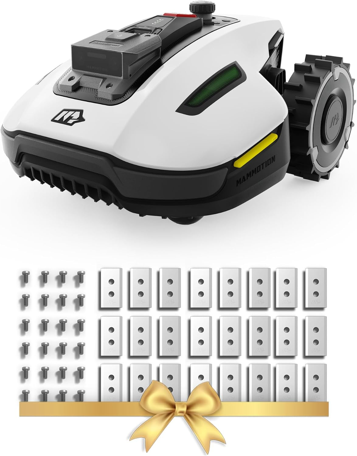 YUKA Mini 600 Robot Lawn Mower, Perimeter Wire Free, Recommended for 600 M², Maximum 800 M²,3D AI Vision, 45% Slope Capability, Automatic Mapping, Equipped with 4G Module