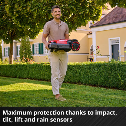 Robot Lawnmower 18V, Long-Life Battery, App Control