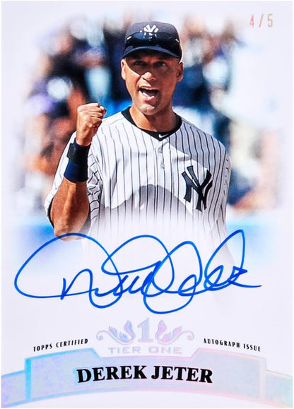 2026 Topps Tier One Baseball - Premium Hobby Box - 2 Autograph Cards - 1 Relic - Chance for Multi Signed Auto Cards - Oversized Patches - MLB - Stars, Legends, and Rookies - Factory Sealed