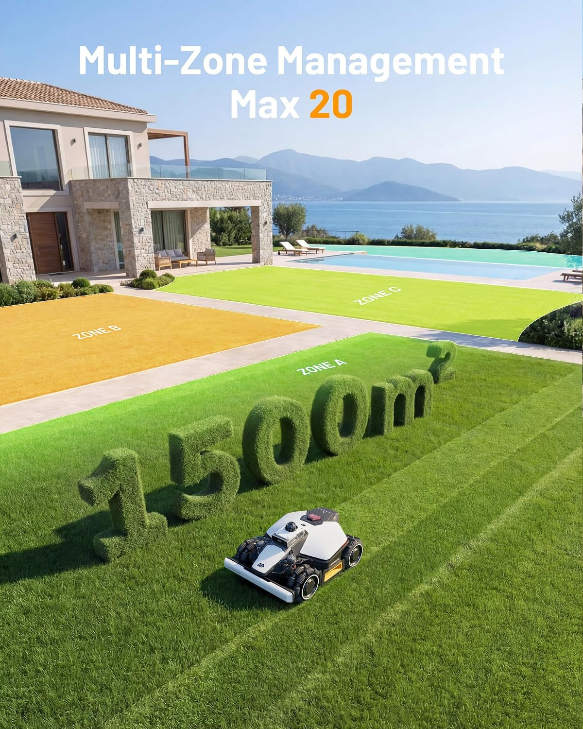 LUBA Mini 2 AWD 1500 Robot Lawn Mower