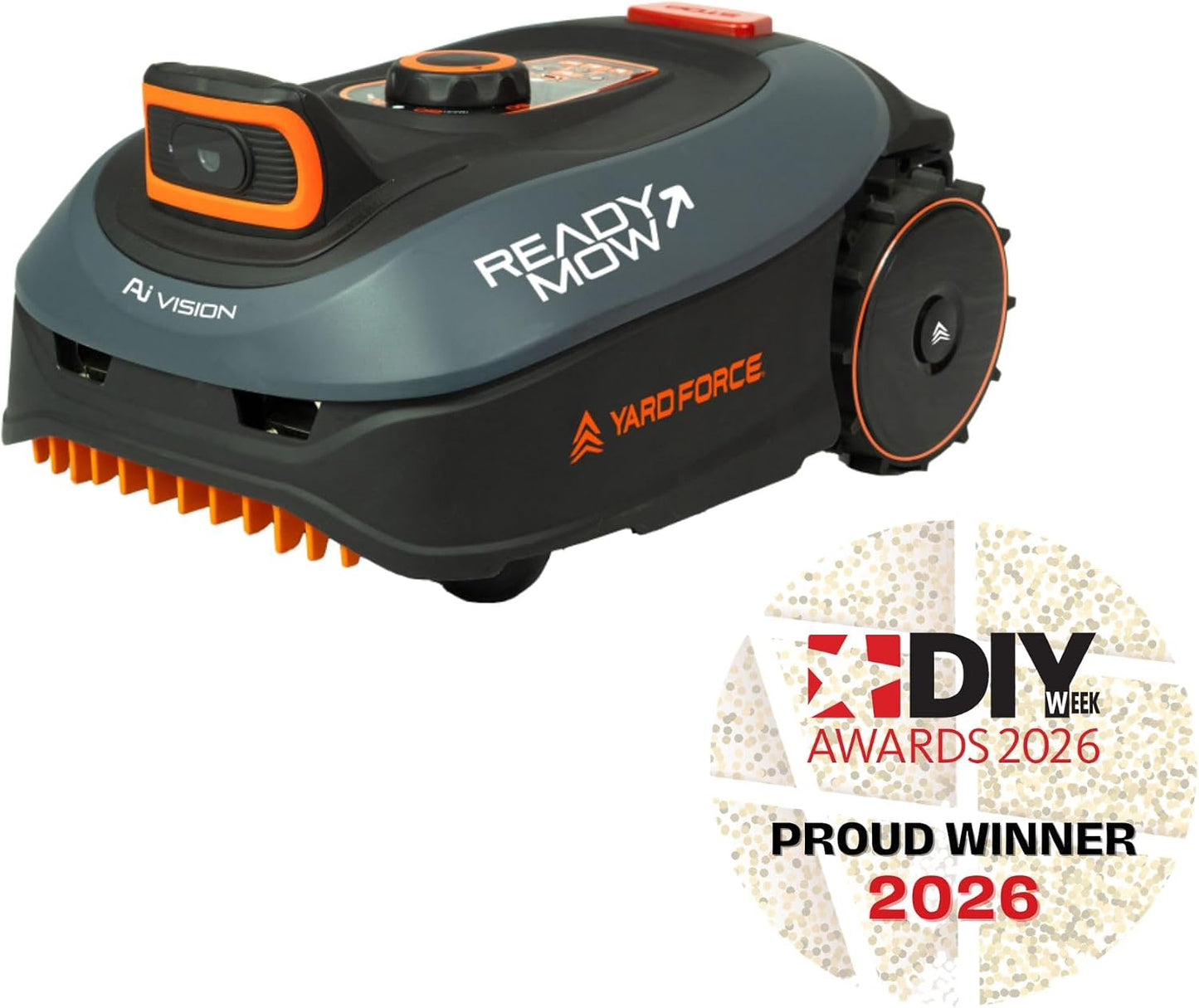 I600 Ivision Drop & Go Boundary-Free Robotic Lawnmower Medium Gardens up to 600M²