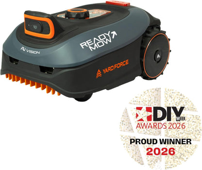 I600 Ivision Drop & Go Boundary-Free Robotic Lawnmower Medium Gardens up to 600M²