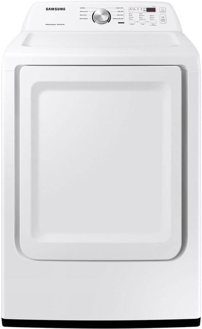 Samsung 7.2 Cu. Ft. Capacity Top Load Electric Dryer with Sensor Dry, White, DVE45T3200W/A3