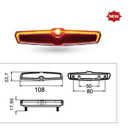 EBC 1900 Lumen Super Bright LED eBike Headlight